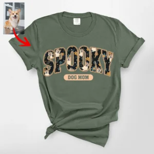 Spooky Season Dog Ghost Comfort Colors T-Shirt Custom