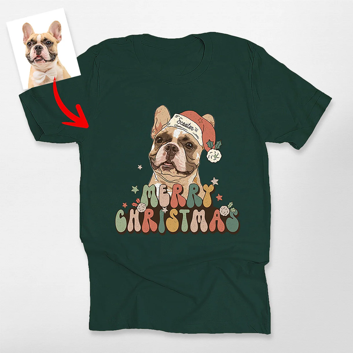 Custom Santa Pet Classic T-Shirt
